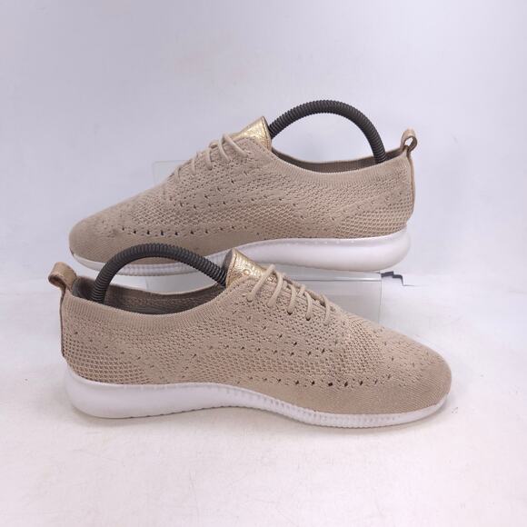 Cole Haan 2.ZeroGrand Lace Up Casual Oxford Shoe Womens Size 8 W11154 Tan - Picture 5 of 10